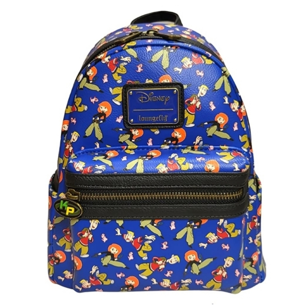 Loungefly Kim Possible, Ron Rufus Disney Parks Mini Backpack
